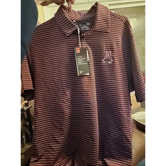 Under Armour Mens Large Short Sleeve Polo Shirt University of Arizona A31 NWT - Picture 1 of 4